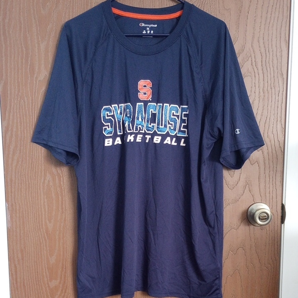 Champion Syracuse Basketball Navy T-Shirt Size XL NWOT